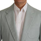 Elegant Slim Fit Cashmere Silk Blazer Jacket