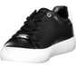 Black Leather Women Sneaker