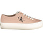 Pink Cotton Women Sneaker