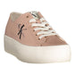 Pink Cotton Women Sneaker