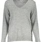 Silver Acrylic Women Sweater