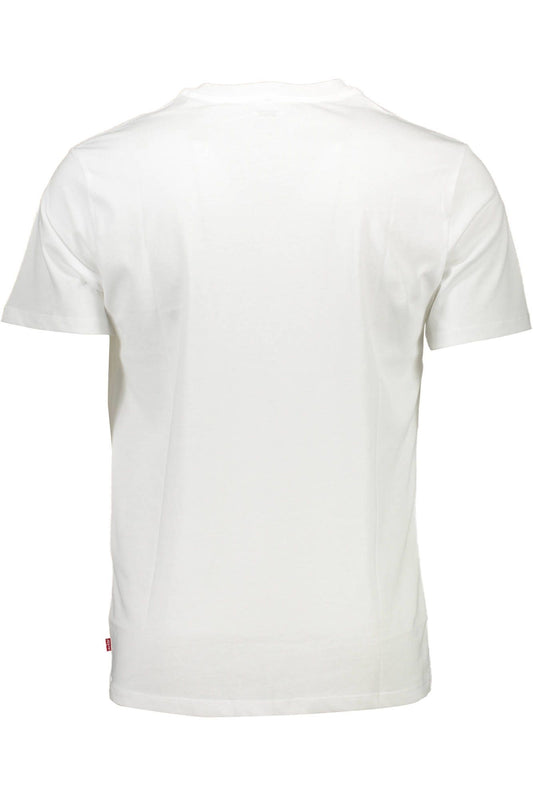 White Cotton Men T-Shirt