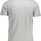 Gray Cotton Men T-Shirt