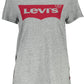 Gray Cotton Women T-Shirt