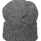 "Black Wool Men Cap"