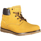 Yellow Leather Men Boot