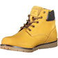 Yellow Leather Men Boot