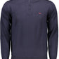 Blue Wool Men Sweater