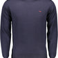 Blue Wool Men Sweater