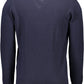 Blue Wool Men Sweater