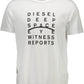 White Cotton Men T-Shirt