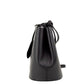 Lorne Small Black Pebbled Leather Bucket Crossbody Handbag Purse