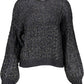 Black Acrylic Women Sweater