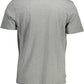 Gray Cotton Men T-Shirt