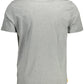 Gray Cotton Men T-Shirt