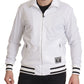 Sleek White Zip Sweater for Men