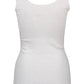 White Cotton Women Top