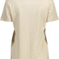 Beige Cotton Women T-Shirt