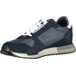 Blue Leather Men Sneaker