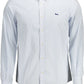 Light Blue Cotton Men Shirt