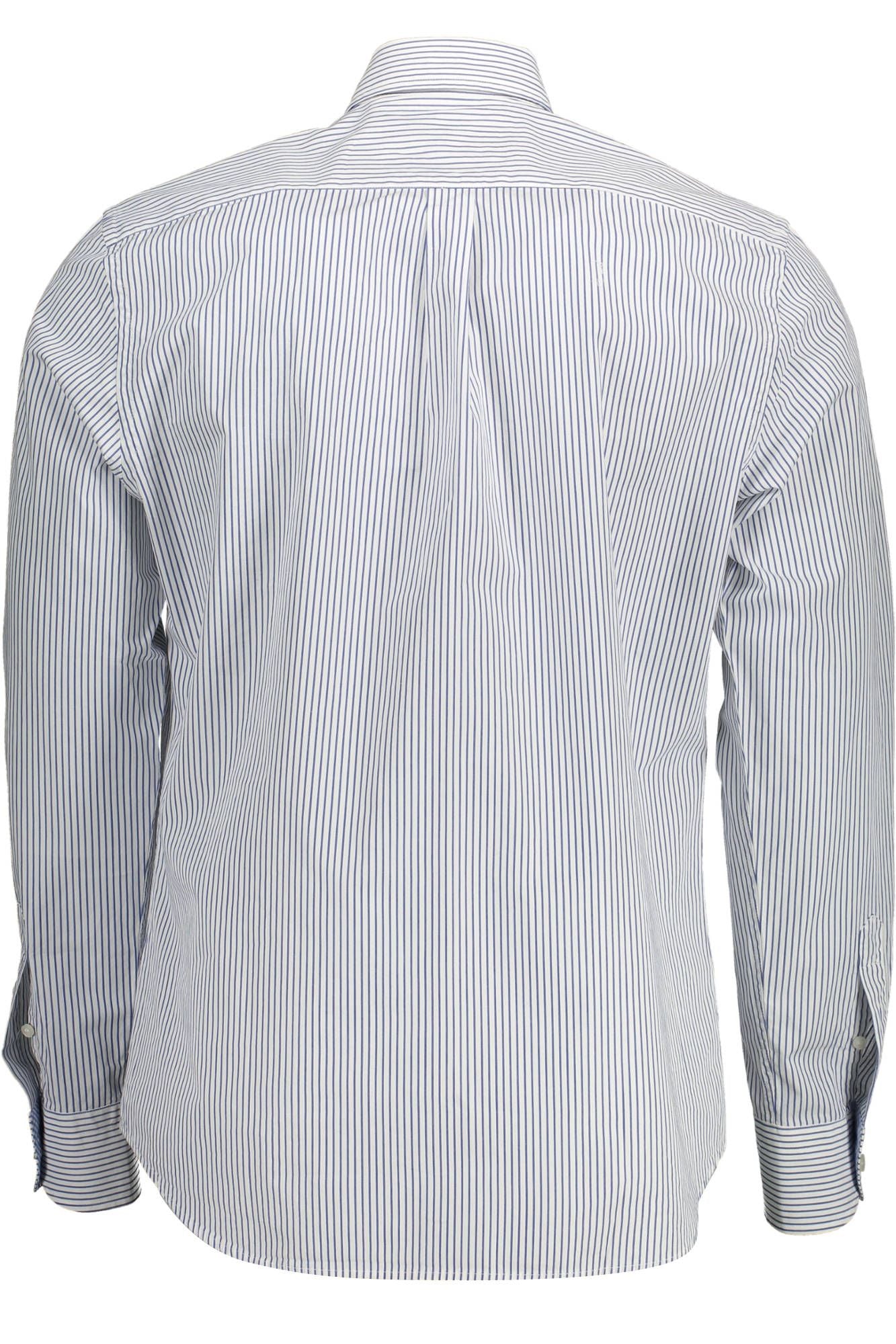 Blue Cotton Men Shirt