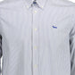 Blue Cotton Men Shirt