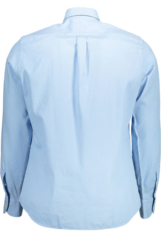 Light Blue Cotton Men Shirt