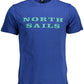 Blue Cotton Men T-Shirt