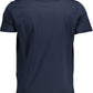 Blue Cotton Men T-Shirt