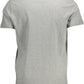 Gray Cotton Men T-Shirt