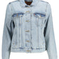 Light Blue Cotton Women Jacket