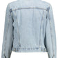 Light Blue Cotton Women Jacket