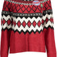 Red Polyester Women Sweater