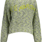 Green Acrylic Women Sweater