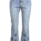 Blue Cotton Women Jeans