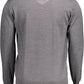 Gray Wool Men Sweater