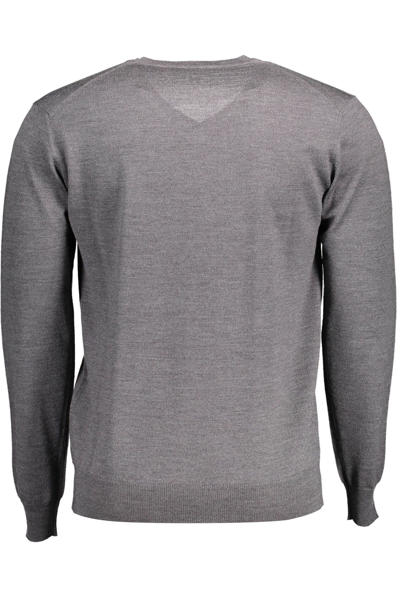 Gray Wool Men Sweater