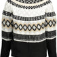 Black Polyester Women Sweater