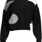 Black Acrylic Women Sweater