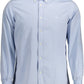 Light Blue Cotton Regular Fit Shirt