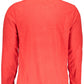 Red Polyester Men Sweater