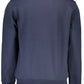 Blue Cotton Men Sweater