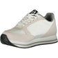 White Polyester Women Sneaker