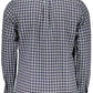 Blue Cotton Men Shirt