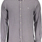 Purple Cotton Men Shirt