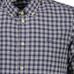 Blue Cotton Men Shirt