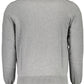 Gray Cotton Men Sweater