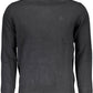 Black Cotton Men Sweater