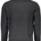 Black Cotton Men Sweater