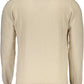 Beige Wool Men Sweater